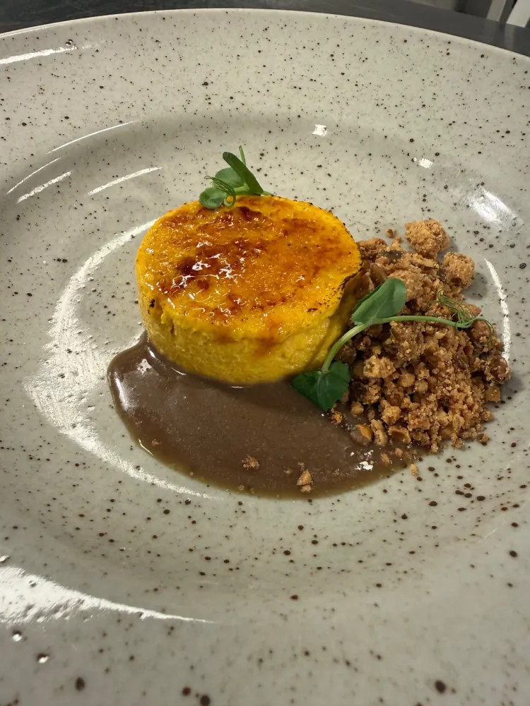 Crème brûlée od buče